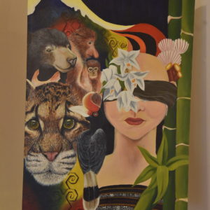 Acrylic on canvas by students of short course.

Title : Empati.

Size : 62 x 93 cm