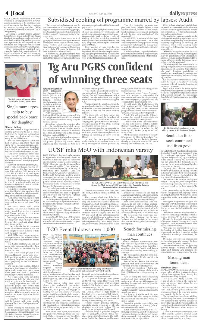 MoU between University College Sabah Foundation (UCSF) and Sabah Birdwatchers Association (SBA)