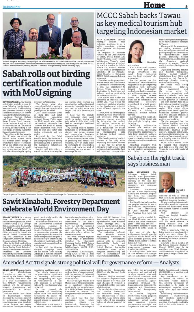 MoU between University College Sabah Foundation (UCSF) and Sabah Birdwatchers Association (SBA)