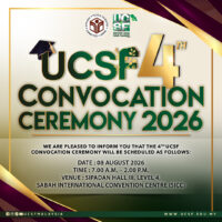8 Aug 2026 - UCSF 4th Convocation Ceremony 2026